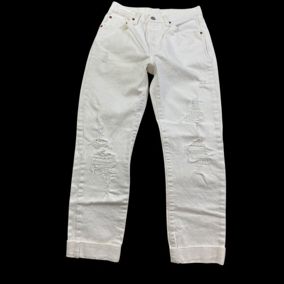 Levis 501 Buttonfly jeans Women's size 26 x 32 - Picture 3 of 4